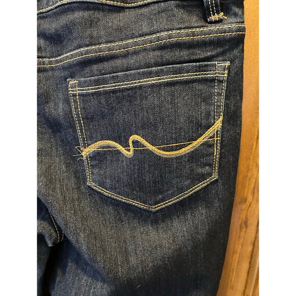 Faded Glory Womens Dark Denim Plus Size 14 Western Jeans Cowgirl Rodeo - Picture 5 of 11